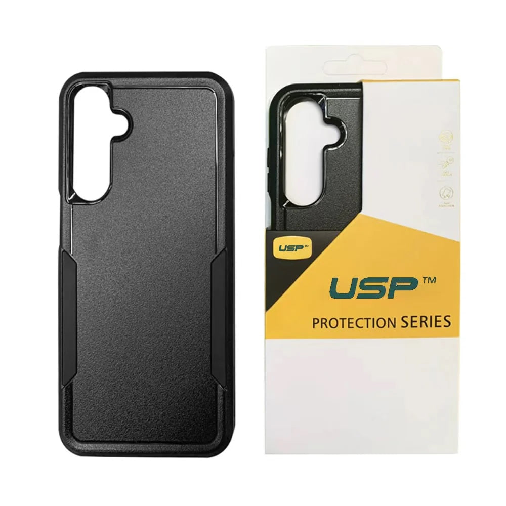 USP Galaxy A37 5G Rugged Armor Light Case Black