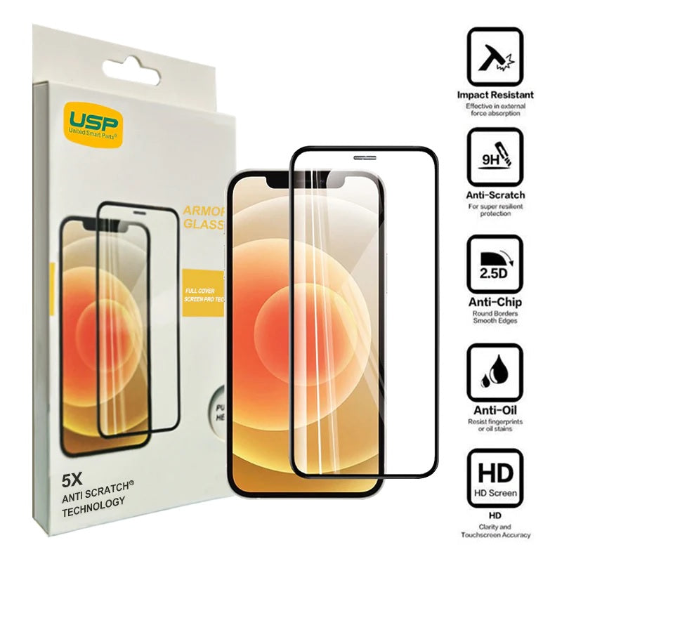 USP Armor Glass Full Cover Screen Protector iPhone SE/8/7