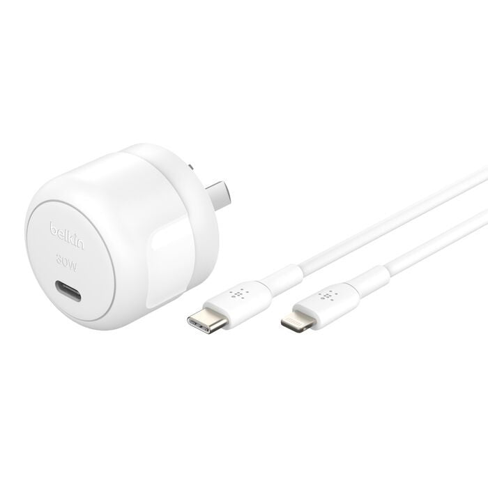Belkin BoostCharge Compact 30W USB-C Wall Charger