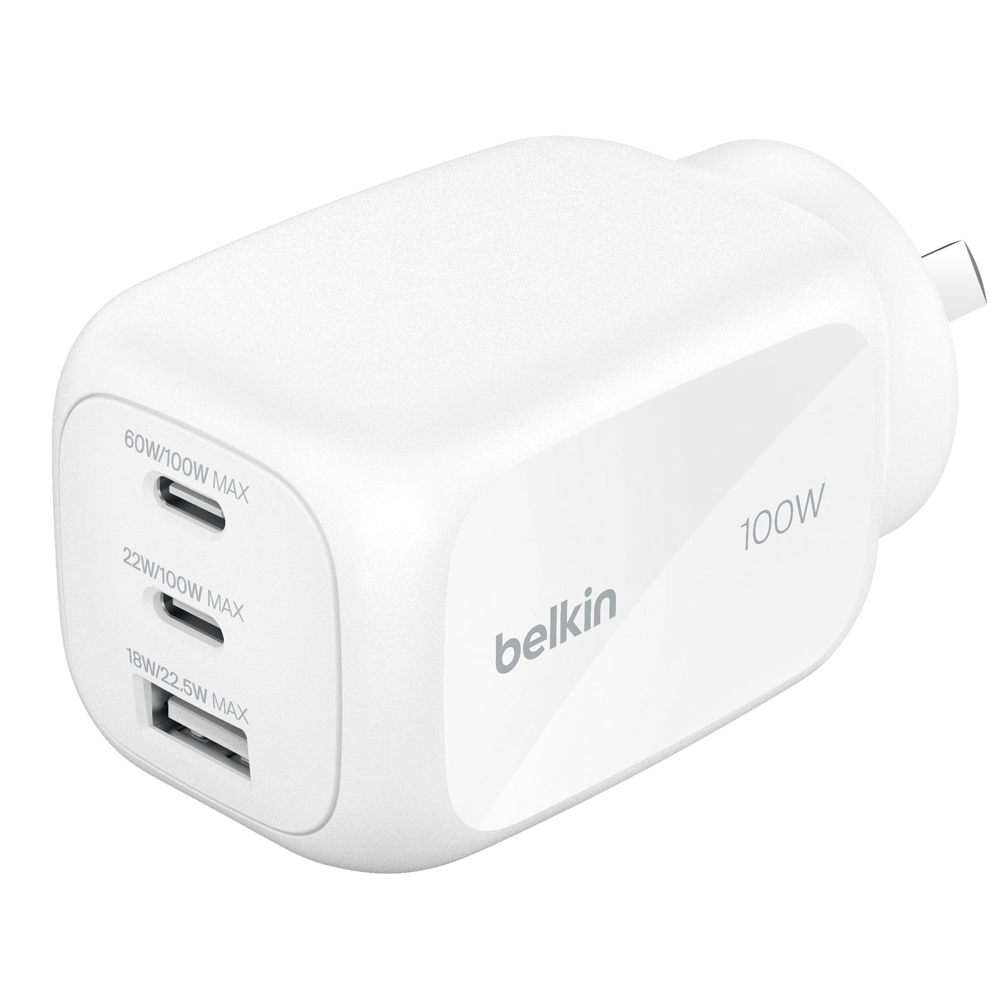 Belkin BoostCharge Pro 100W 3-Port GaN Wall Charger