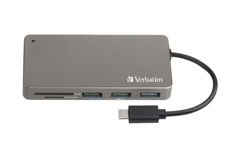 Verbatim USB-C 3.2 Gen 1 Hub with Card Reader