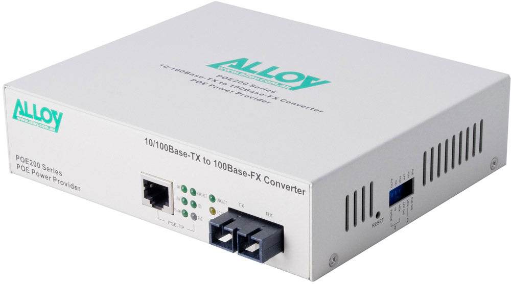 Alloy POE200SC.20 PoE Fast Ethernet Media Converter
