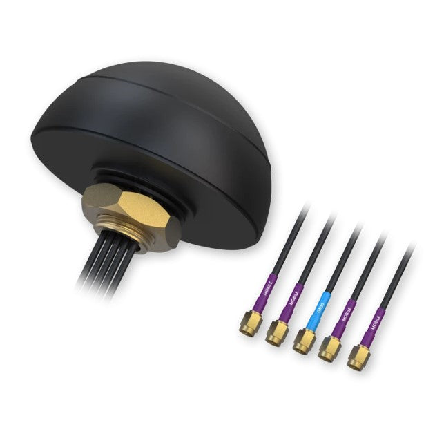 Teltonika PR1KCL28 Combo Quad Mobile/GNSS Roof SMA Antenna