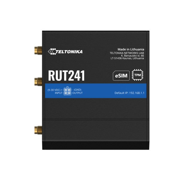 Teltonika RUT241 Industrial 4G Router with eSIM