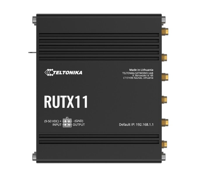 Teltonika RUTX11 Industrial Cellular Router 4G LTE