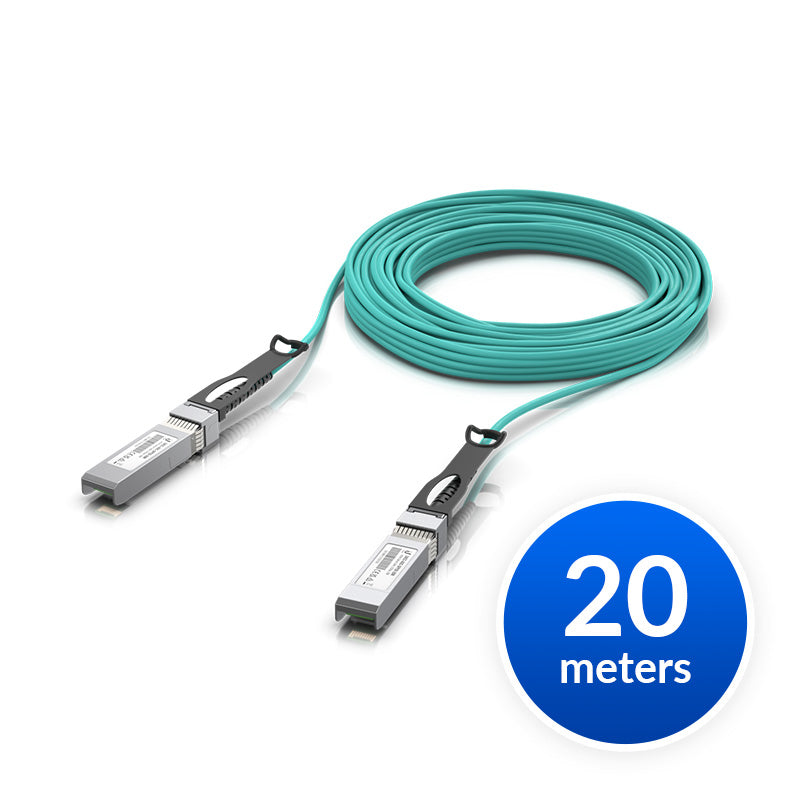 Ubiquiti 25 Gbps Active Optical Cable SFP28 20m