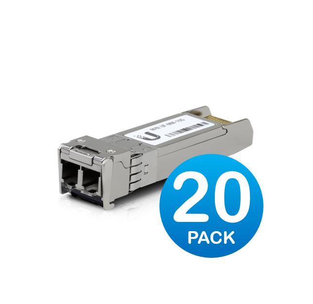 Ubiquiti UFiber 10Gbps Multi-Mode SFP+ Module 20-Pack