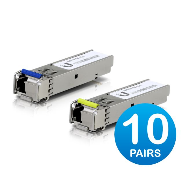 Ubiquiti UFiber 1G Single-Mode SFP Module 20-Pack