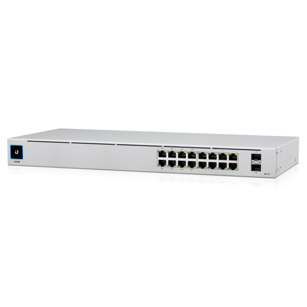 Ubiquiti USW-16-POE 16-Port Managed Gigabit Switch