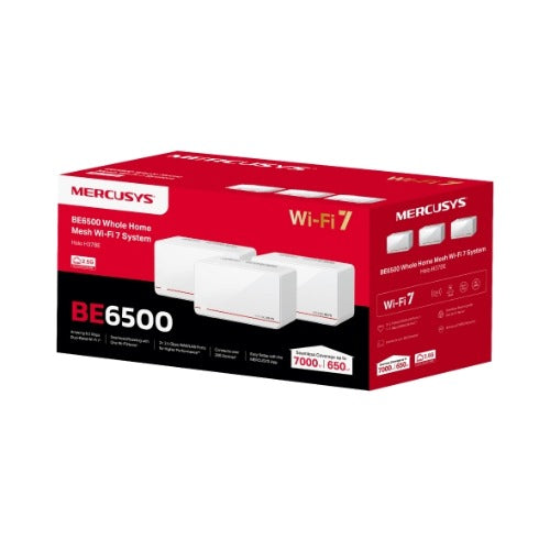 Mercusys Halo H37BE 3-Pack BE6500 Wi-Fi 7 Mesh System