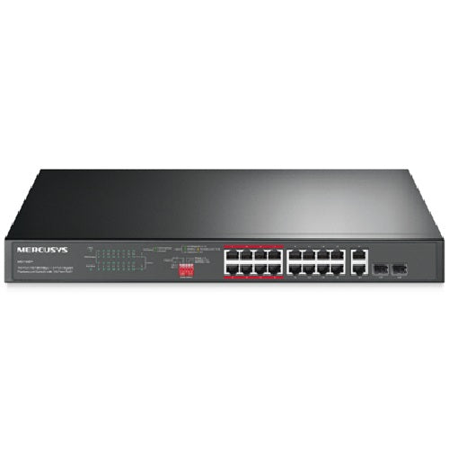 Mercusys MS118CP 16-Port PoE+ Rackmount Switch