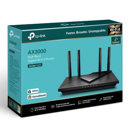 TP-Link Archer AX55 AX3000 Wi-Fi 6 Router