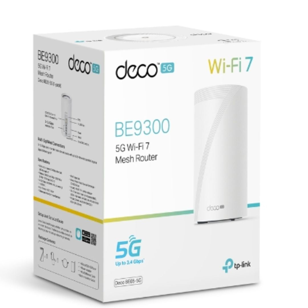 TP-Link Deco BE65-5G WiFi 7 Mesh Gateway with 5G