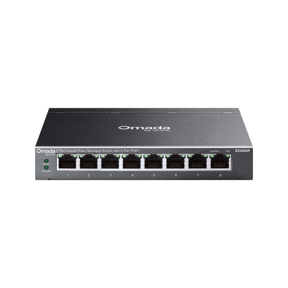 TP-Link ES208GP 8-Port Gigabit Managed PoE+ Switch