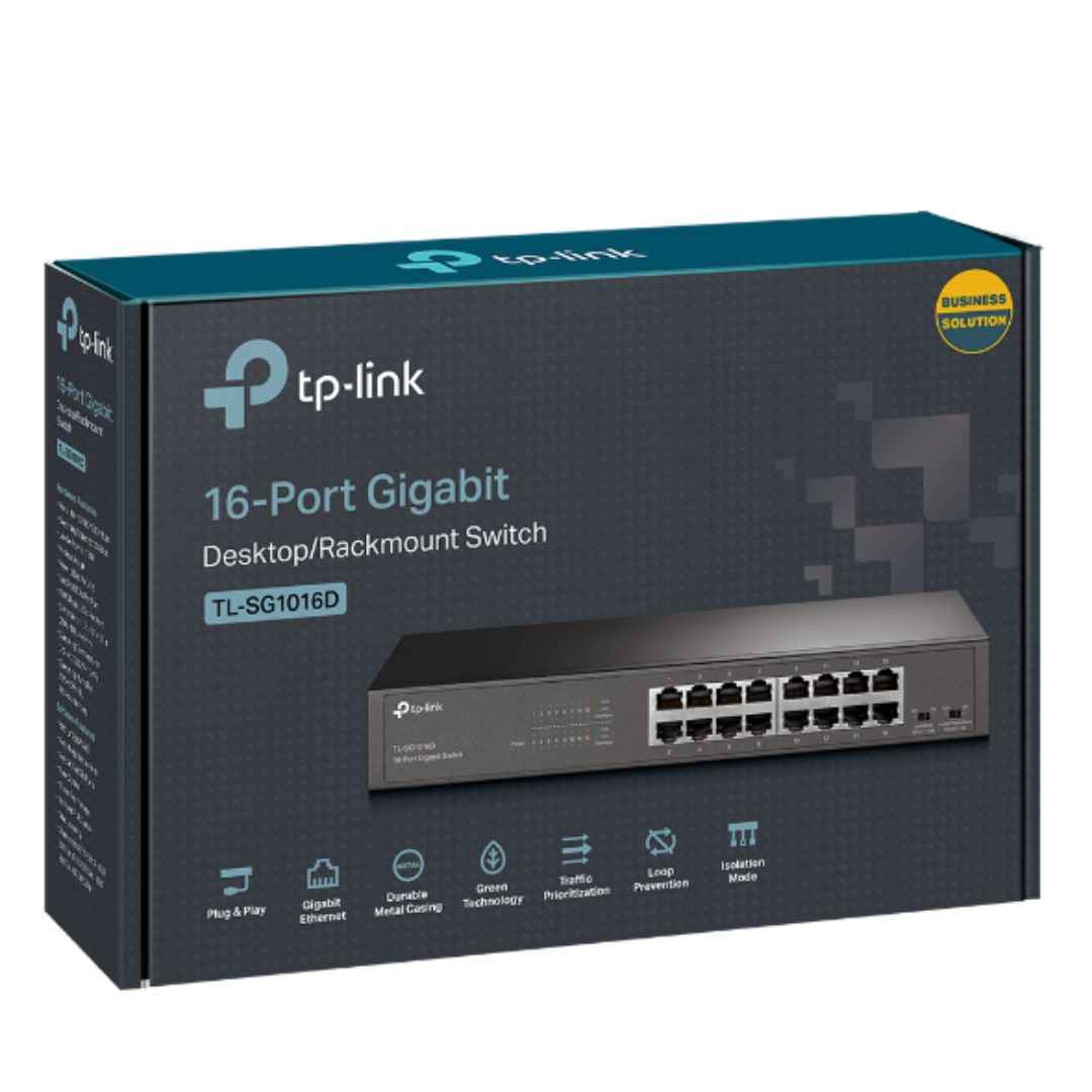 TP-Link TL-SG1016DE 16-Port Gigabit Smart Switch