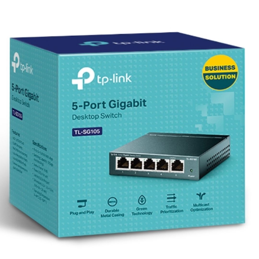 TP-Link TL-SG105 5-Port Gigabit Desktop Switch