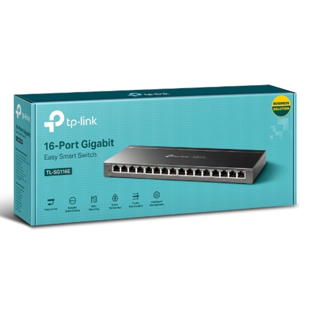 TP-Link TL-SG116E 16-Port Gigabit Unmanaged Switch