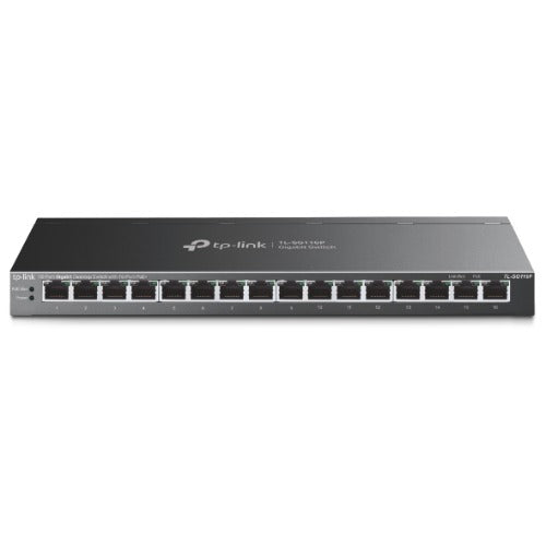 TP-Link TL-SG116P 16-Port Gigabit Desktop Switch with PoE+