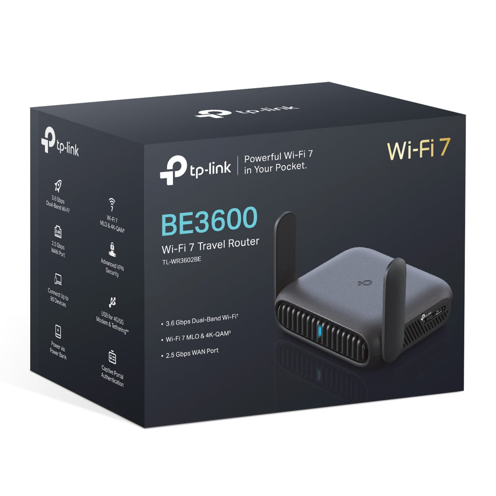 TP-Link TL-WR3602BE BE3600 Wi-Fi 7 Portable Router