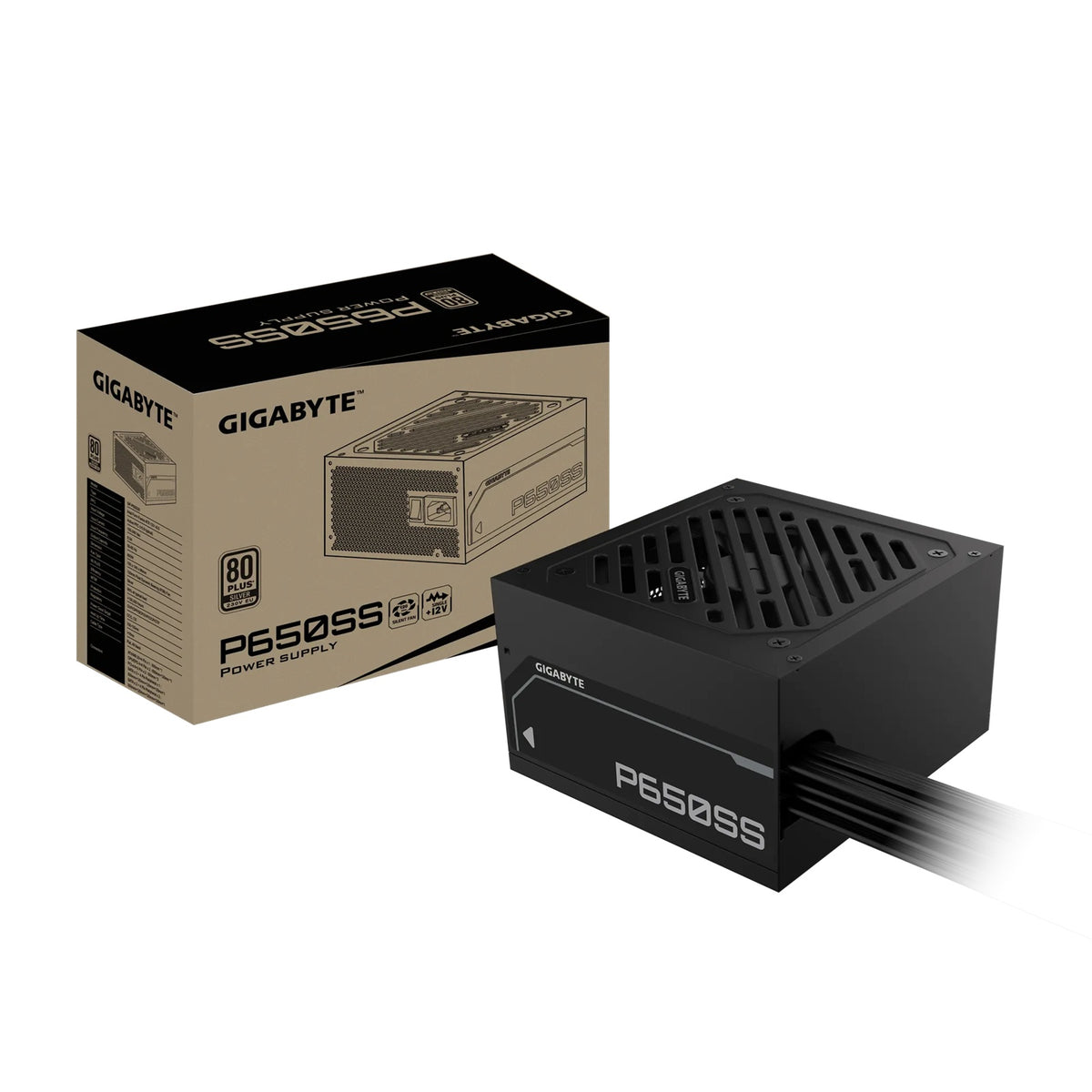 Gigabyte GP-P650SS 650W ATX Power Supply 80+ Silver