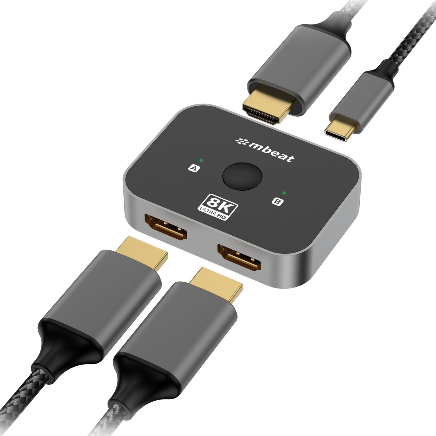 mbeat 8K Bi-Directional HDMI 2.1 Switch