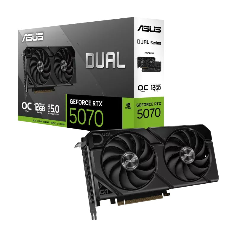 ASUS Dual RTX5070 OC 12G-EVO Graphics Card 12GB