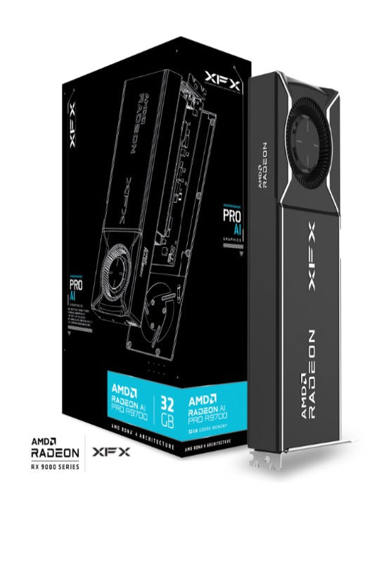XFX AMD Radeon AI Pro R9700 32GB Graphics Card