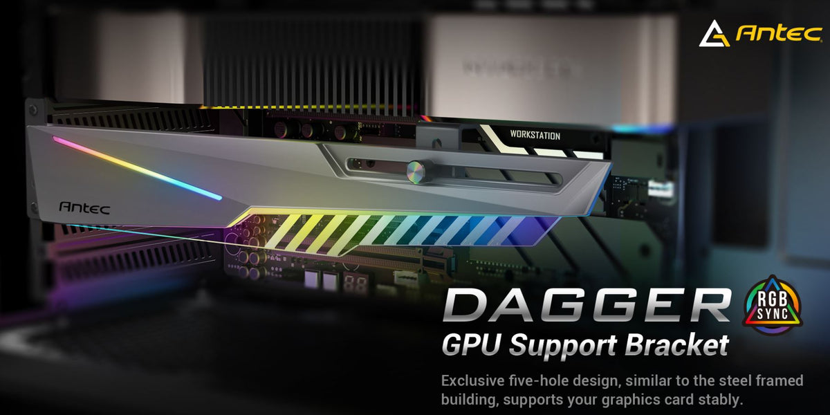 Antec GPU Bracket Dagger Black ARGB 5V Support