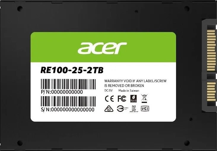 Acer RE100-2TB 2.5" SATA SSD