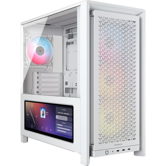 Corsair FRAME 4000D LCD RS ARGB Mid-Tower PC Case White