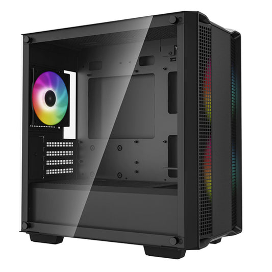 DeepCool CC360 ARGB Micro-ATX Case with 3x120mm Fans