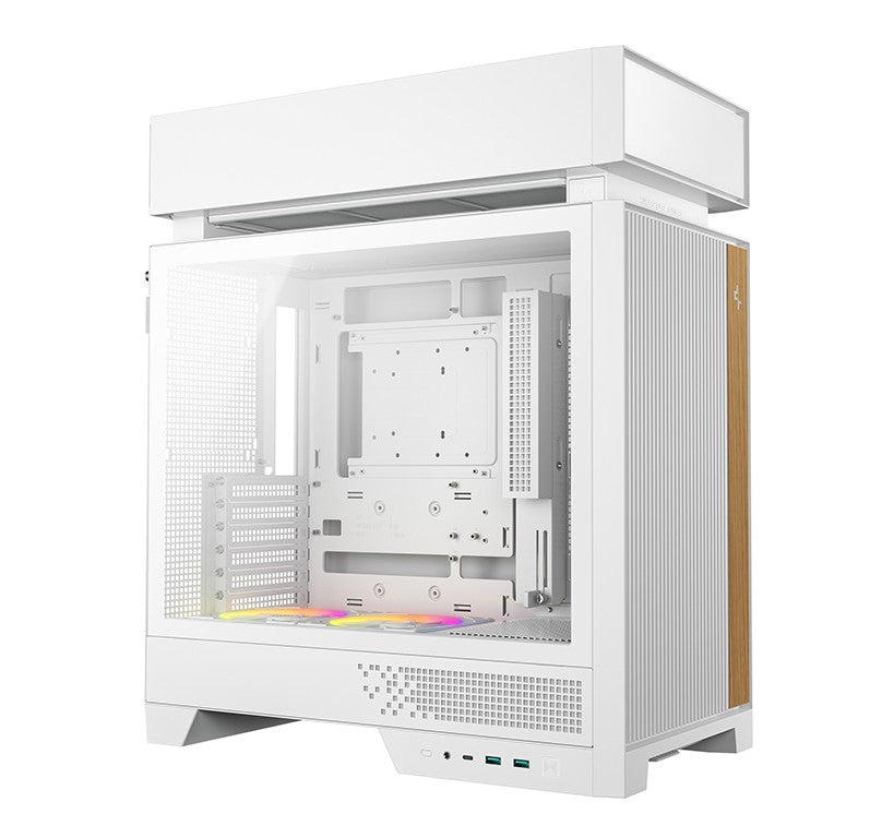 DeepCool CL660 WH ATX PC Case with Dual ARGB Fans
