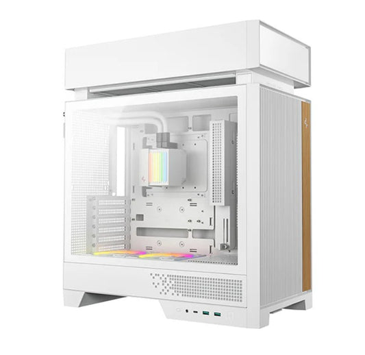 DeepCool CL6600 White ATX Case with 360mm Liquid Cooler