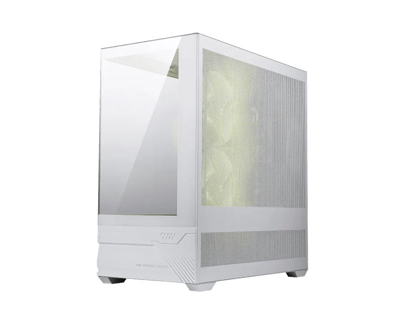 MSI MAG PANO M110R White Mini Tower PC Case