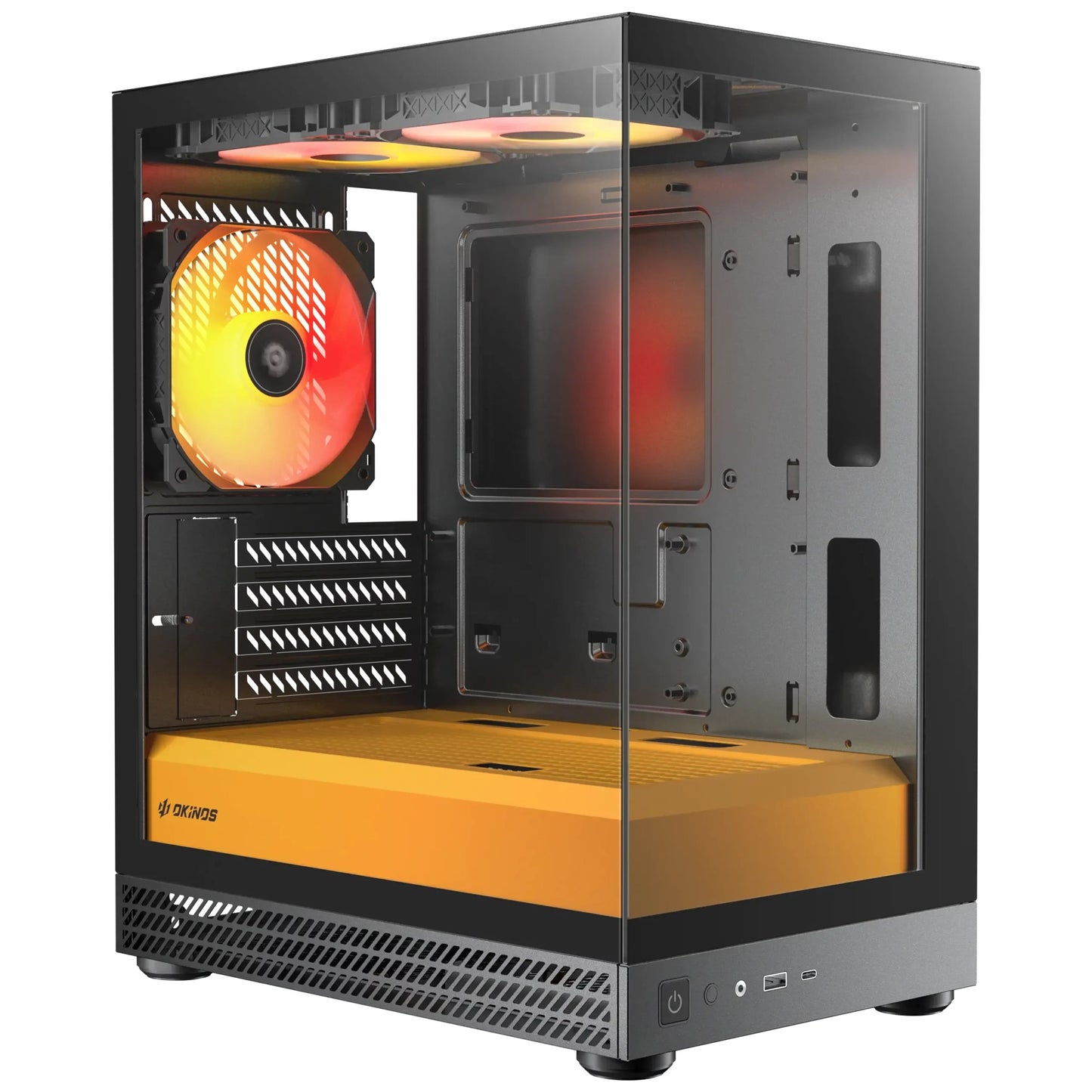 Okinos Aqua Uno Canary Mini Tower PC Case
