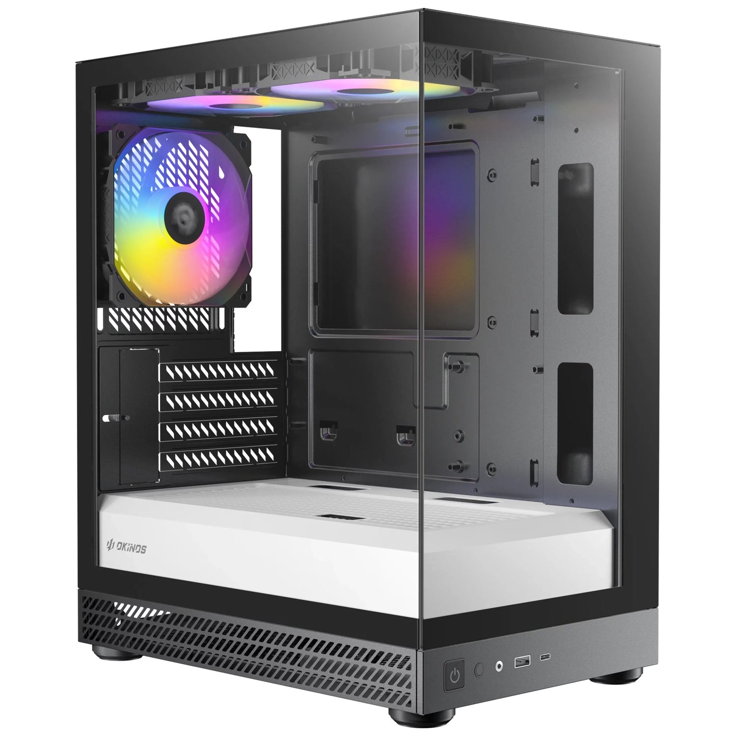 OKINOS AQUA UNO ZEBRA Mini Tower PC Case