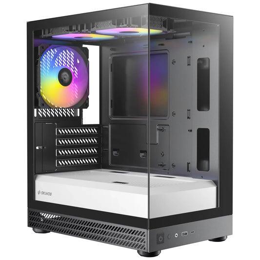 OKINOS AQUA UNO ZEBRA Mini Tower PC Case