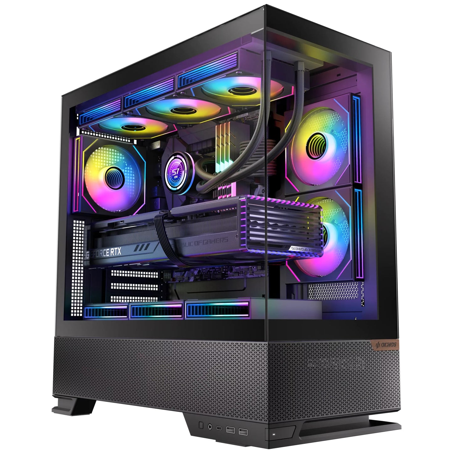 OKINOS Aqua 6 infinity Mid Tower ATX Case