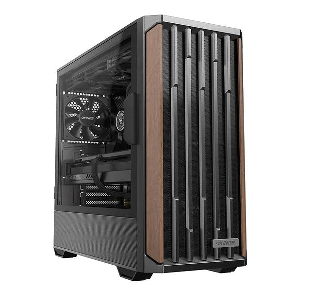 OKINOS Cypress P7 Wood Mid Tower ATX PC Case