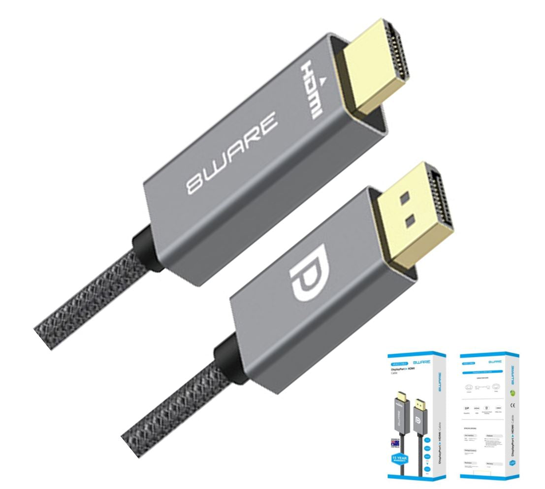 8ware 1m DisplayPort to HDMI Adapter Cable
