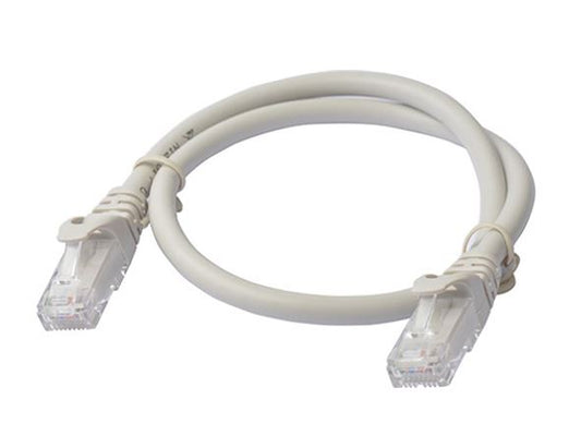8Ware CAT6 Ethernet Patch Cable 0.5m Grey