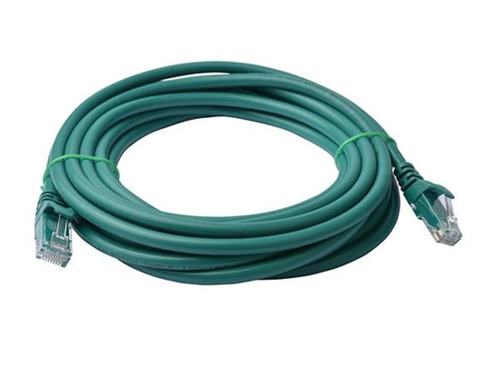 8Ware CAT6 Cable 10m Green RJ45 Ethernet Patch Cord