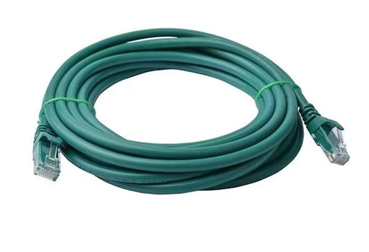 8Ware CAT6 3m Ethernet Patch Cable - Green RJ45