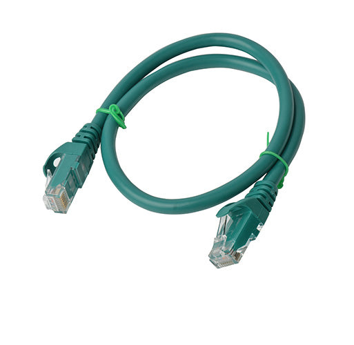 8Ware CAT6A Ethernet Patch Cable 0.5m Green