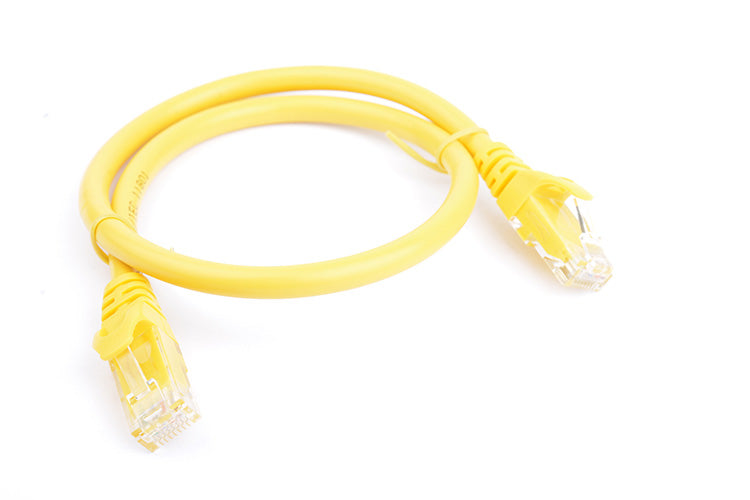 8Ware CAT6A 0.5m Snagless Ethernet Patch Cable Yellow