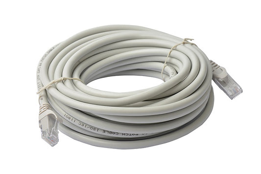 8Ware CAT6A Cable 10m Grey RJ45 Ethernet Patch Cord