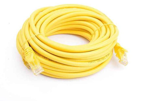 8Ware CAT6A Cable 10m Yellow RJ45 Ethernet Patch Cord