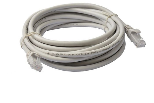 8Ware CAT6A Ethernet Cable 15m Grey RJ45