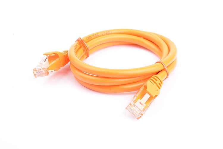 8Ware CAT6A 1m Ethernet Patch Cord - Orange