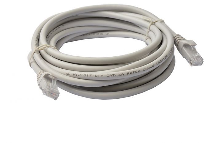 8Ware CAT6A 20m Ethernet Cable Grey RJ45